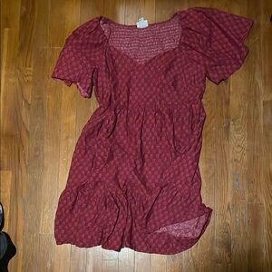 Elegant Red Women's Dress